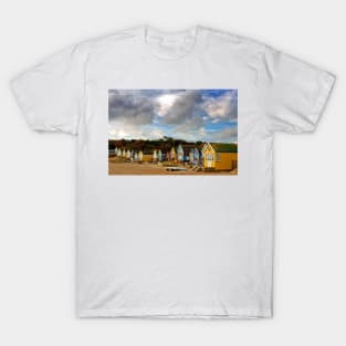 Beach Huts Hengistbury Head Dorset England UK T-Shirt